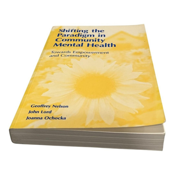 Shifting the Paradigm in Community Mental Health Nelson Lord Ochocka Paperback - Picture 4 of 9